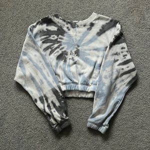 Tye Dye Cropped Sweatshirt